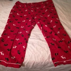Puppy dog flannel pajama pants! NWOT